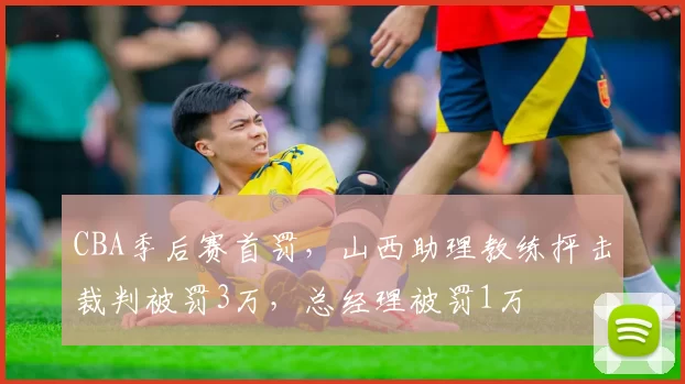 CBA季后赛首罚，山西助理教练抨击裁判被罚3万，总经理被罚1万
